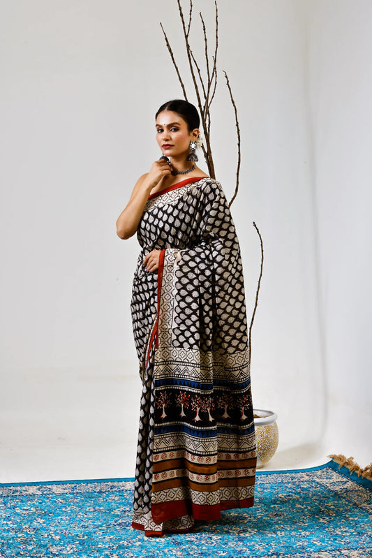 Pure Mulmul Cotton Saree | Shahi Nazrana