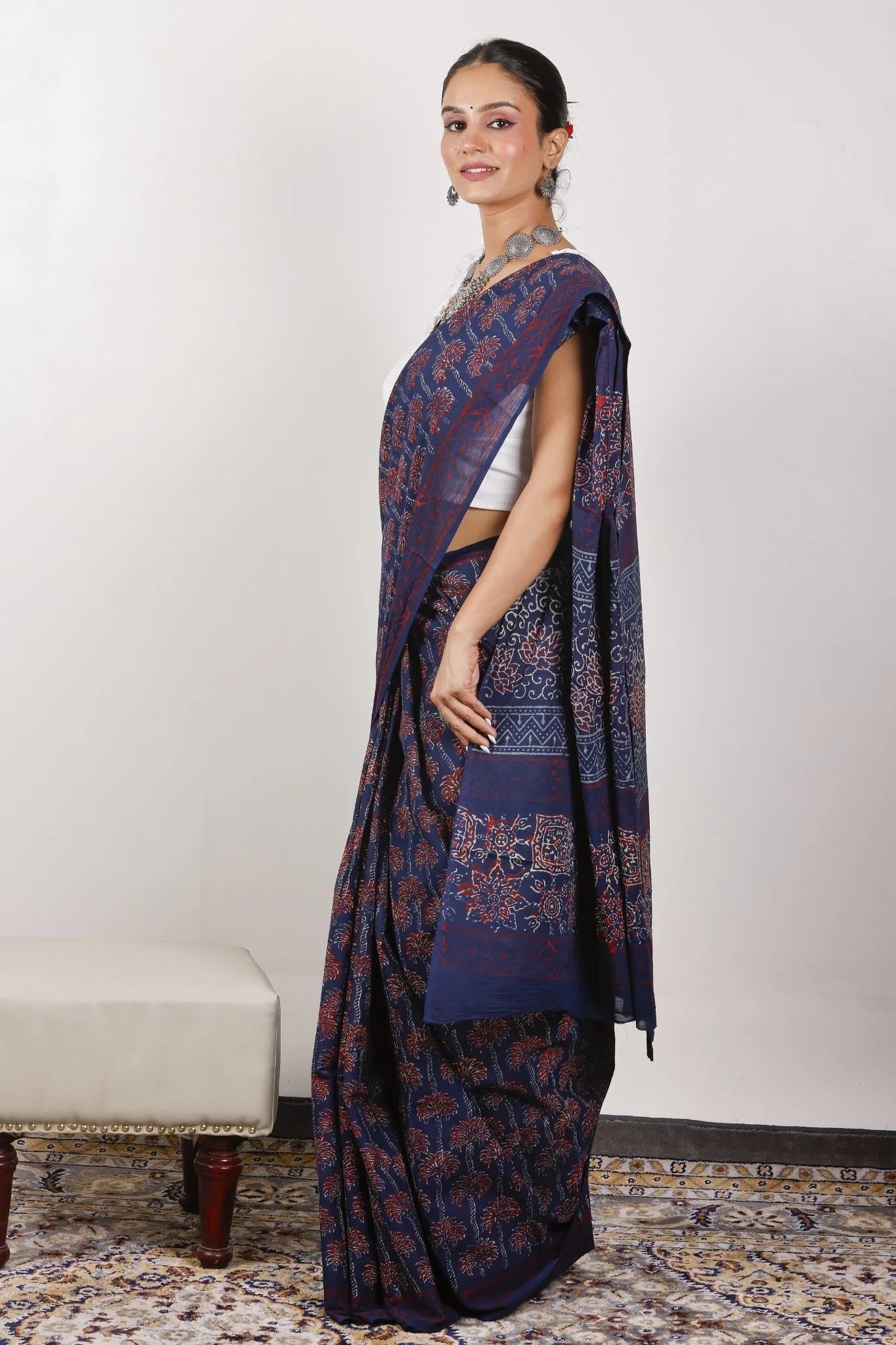 Mulmul Cotton Saree | Megha Malhar