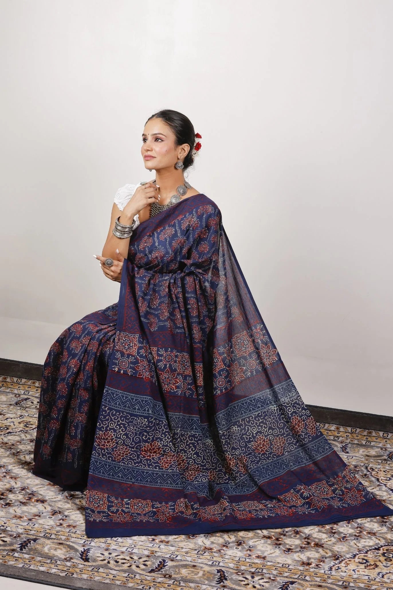Mulmul Cotton Saree | Megha Malhar