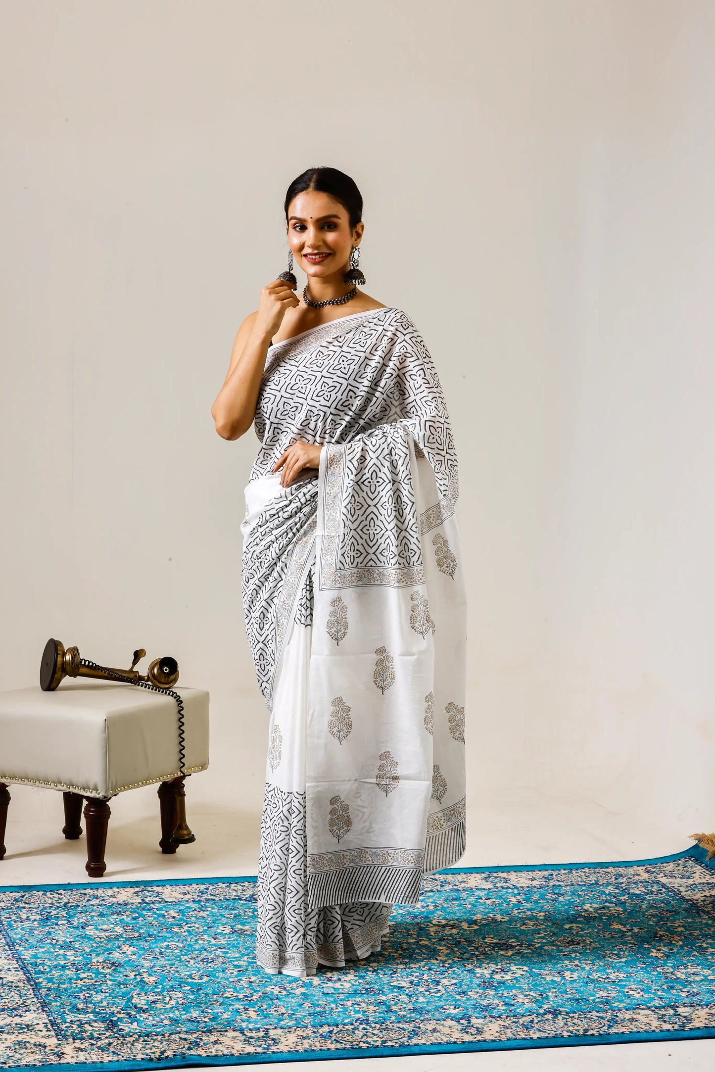 Pure Mulmul Cotton Saree | Naaz-e-Noor