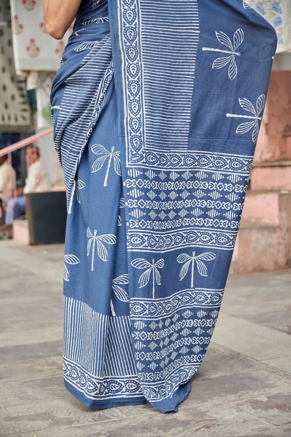 Cotton Saree for summer hand block printed