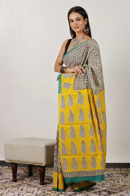 Mulmul Cotton Saree | Aakriti