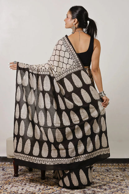 Mulmul Cotton Saree | Nisha-Bel