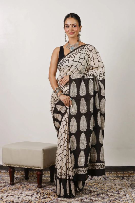 Mulmul Cotton Saree | Nisha-Bel