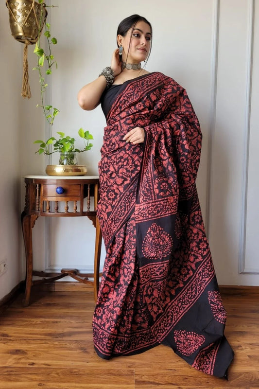 Mulmul Cotton Saree