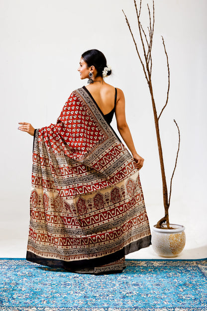 Pure Mulmul Cotton Saree | Dilruba